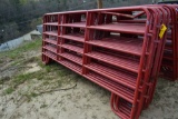 10 - Portable 12.6 ft Corral Panels w/ Feet (10 x Bid)