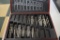 Large Assortment of Drill Bits in Metal Case