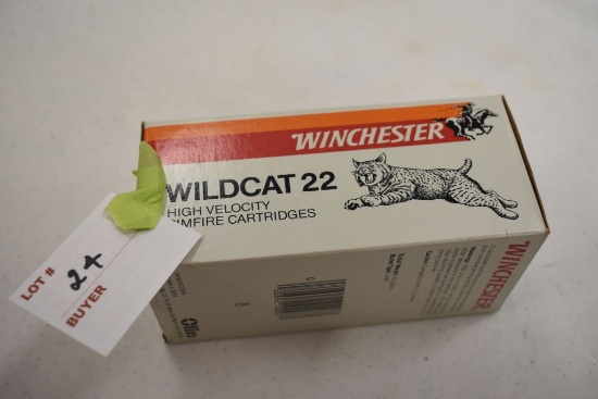 Boxes, 500 ea., 22LR Winchester Wildcat Lead