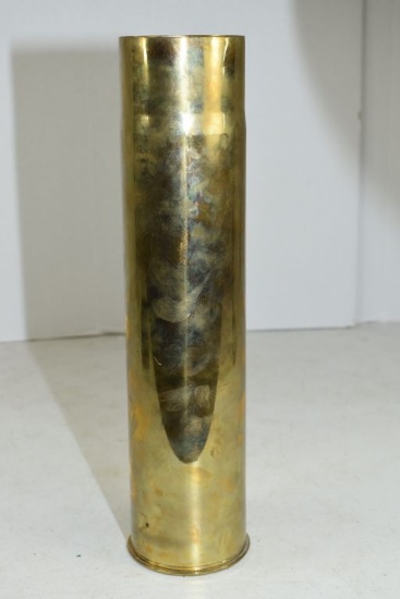 US Shell Case, 75mm FG Brass for Sherman Tank