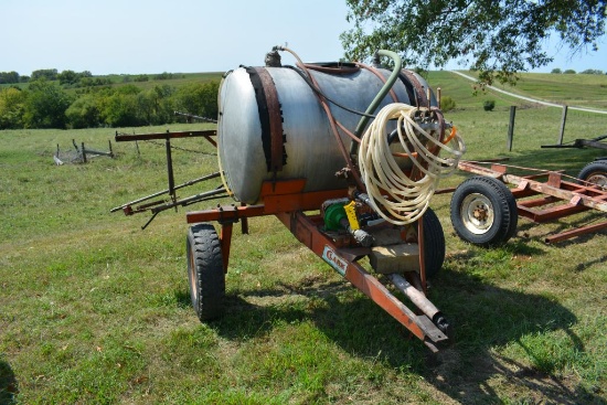 Clark GA Stainless Steel 300 Gallon Sprayer, New ACE Pump with Booms, Needs