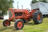 1960 AC D17 Tractor, Series 1, Snap Coupler, 16.9-28 Rear Spin Out  Rubber