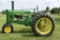 1946 John Deere G Tractor, Rear Spoke Wheel John Deere Rim 12-36 Rubber (70