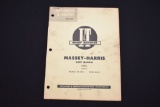 Implement & Tractor Publication on Massey-Harris Shop Manual for Mdl 16 Pac