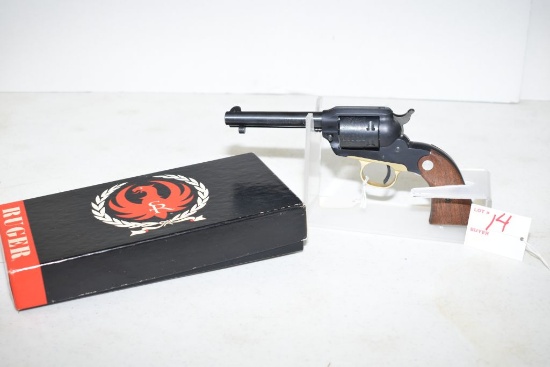 Ruger Bearcat 4” Revolver, 22LR, SN40502, New, Walnut Grips, Brass Trigger