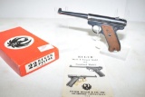 Ruger Mark I RST-6 Pistol, 22, SN-443442, wood grips with box