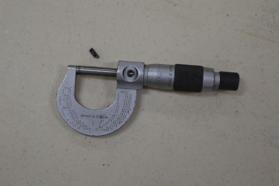 Brown and Sharpe No. 1 Micrometer