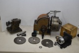 Jet Dividing Head, Tailstock, and Collet Vise