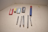 Set of 5 Boring Bars and New Inserts. 1/4