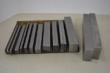 Set of 12 pairs of Spacer gauge blocks. Ranging from 1/8