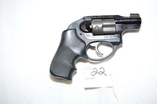 Ruger LCR Hammerless Revolver, 38 SPL +P, Like New, Rubber Grips, No Box, S