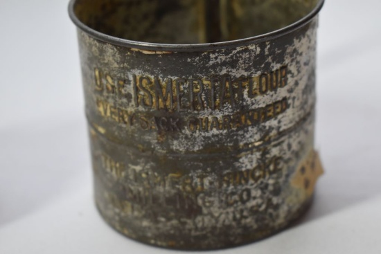 Group of Vintage Mayo Jars, Ginger Grinder, Measuring Cup