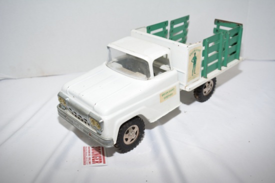 Tonka, Jolly Green Giant Pickup up Truck w/ Paneled Sides - Produce Truck,