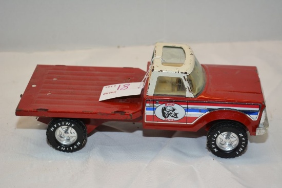 Nylint Red & Whit Flatbed Truck