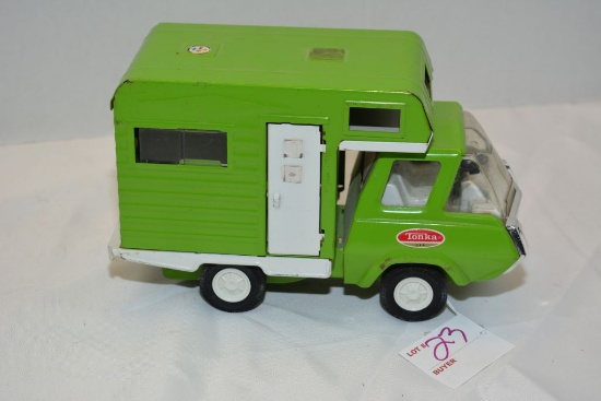 Tonka Lime Green Colored Camper Truck (Metal)