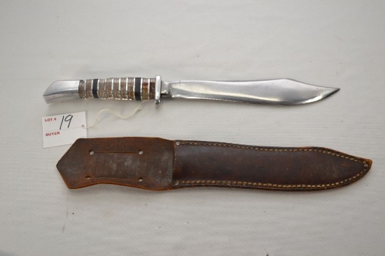 Bowie Knife w/ Sheath 13 3/4 inches