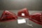 2 Sizes of Red Glass Tail Lights