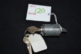 1938 Chevy Key tumbler with two GM branded coded keys
