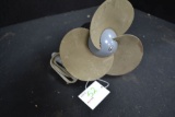 1939-1948 Chevy Universal Accy defroster electric fan, 6 volt, rubber blades. Workng condition unkno