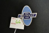 Chevrolet porcelain bowtie on oval