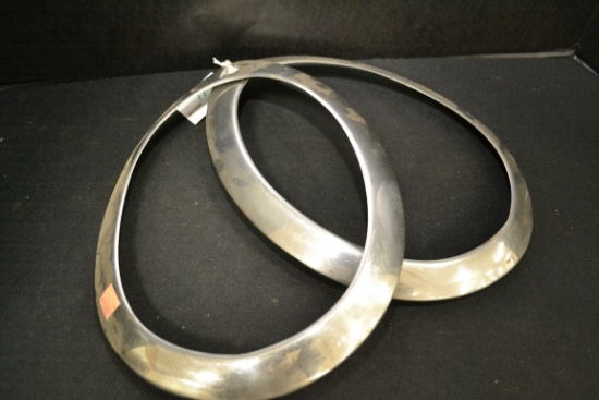 Pair of 1939 Ford Headlight Rims