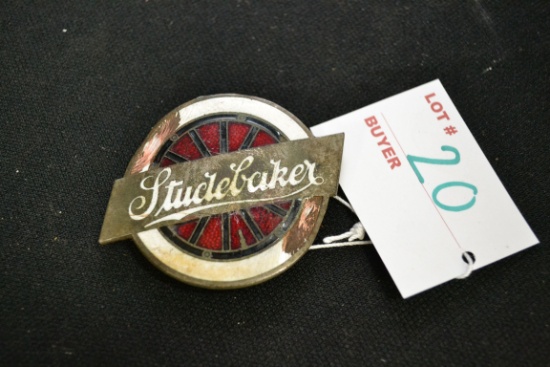 Studebaker Grille Emblem, porcelain