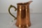 Copper & Brass Water Pitcher, Rome, NY