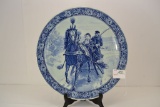 15-1/2 in. Charge Plate, Vintage Carriage Scene