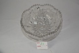 Approx. 8” Centerpiece Bowl, Arch & Daisy Pattern, press to cut