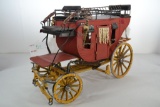 Hand Made Western Stage Coach Display, very detailed
