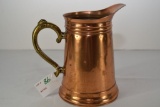 Copper & Brass Water Pitcher, Rome, NY