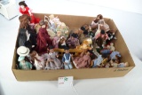 1 - Box of Misc. Black Americana Doll Furniture and Figurines