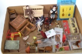 1 - Box of Misc. Miniature Wooden Furniture