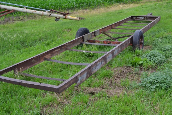 5  Bale Homemade Hay Trailer