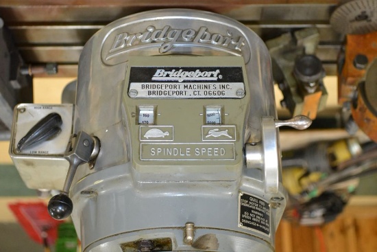 Bridgeport Series II Milling Machine, 9"x42" Factor Chromed Ways, Has Been Used In Manufacturing