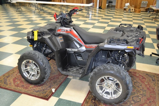 2018 Polaris 850 4wheeler, With Extra Rims, 192 Hours, LIKE NEW, With Extra Wheels