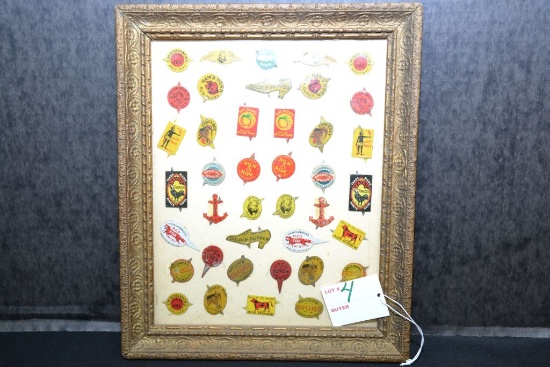 Group of Framed Advertising Lapel Pins