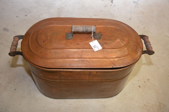Copper Boiler and Lid, Good Condition