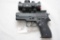 RWS Germin Sig 225/P6 CO2 Pellet Pistol, .177cal with BSA red dot sight, used excellent condition