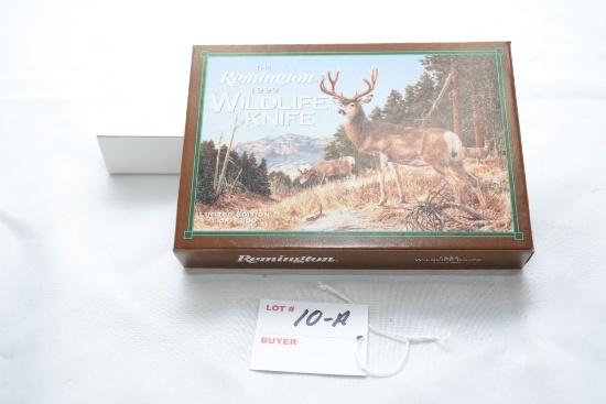 1999 Remington Wildlife Knife, Limited Edition, 1 of 500, #0900, Mule Deer