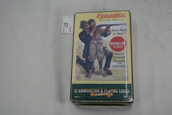 Remington .22LR Ammunition + Playing cards Collectible, 400 total rounds