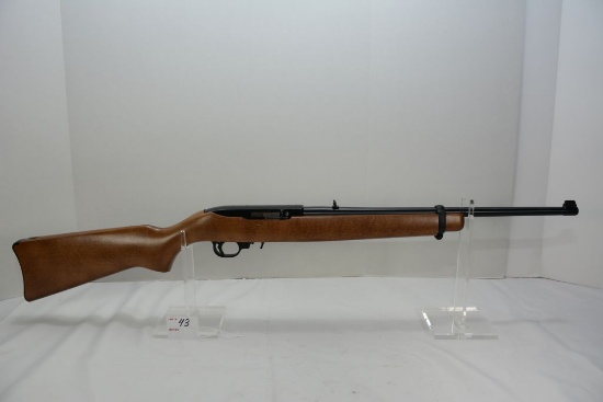 Ruger 10/22 Carbine, blued, hardwood stock, .22LR, ANIB, s/n 0020-16770