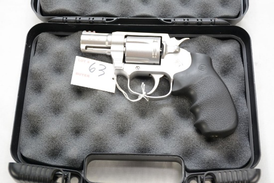 Colt Cobra New Production DA Revolver, .38spl+P, 2" Barrel, Matte Stainless Steel, Fiber optic front