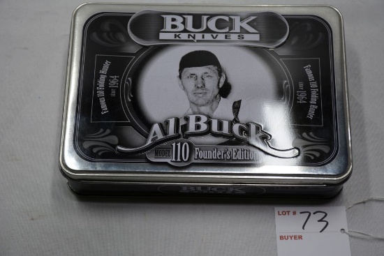 Buck Knife Model 110, "Al Buck" Founders Edition Knife