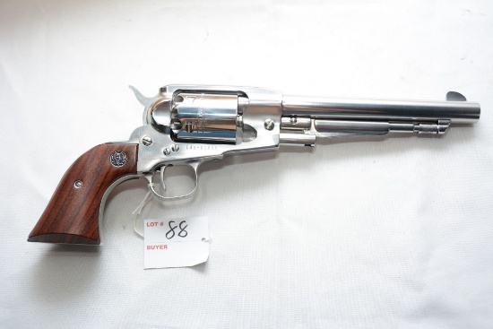 Ruger Old Army Cap and Ball Revolver, .45cal, 7.5" Barrel, Stainless Steel, ANIB, s/n 148-01842