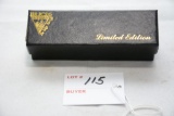Buck Limited Edition II, Brown Trout, #175, 2001 Locking Blade, NIB