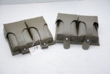 Heckler & Koch 91/G3 German Army 7.62 Nato pouches x2, one .308 Double Magazine pouches, used