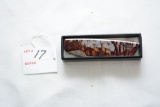 Limited Edition 2000 White Tail Stag, Buck Knife, 1 of 2000, #B-175