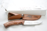 2002 NWTF Banquet Chairman Skinner Knife with Sheath, NIB