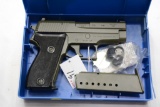 Sig Sauer German Mfg, 225/P6 9mm OD Cerakote Trijicon Night Sight, used Excellent condition, s/n M43